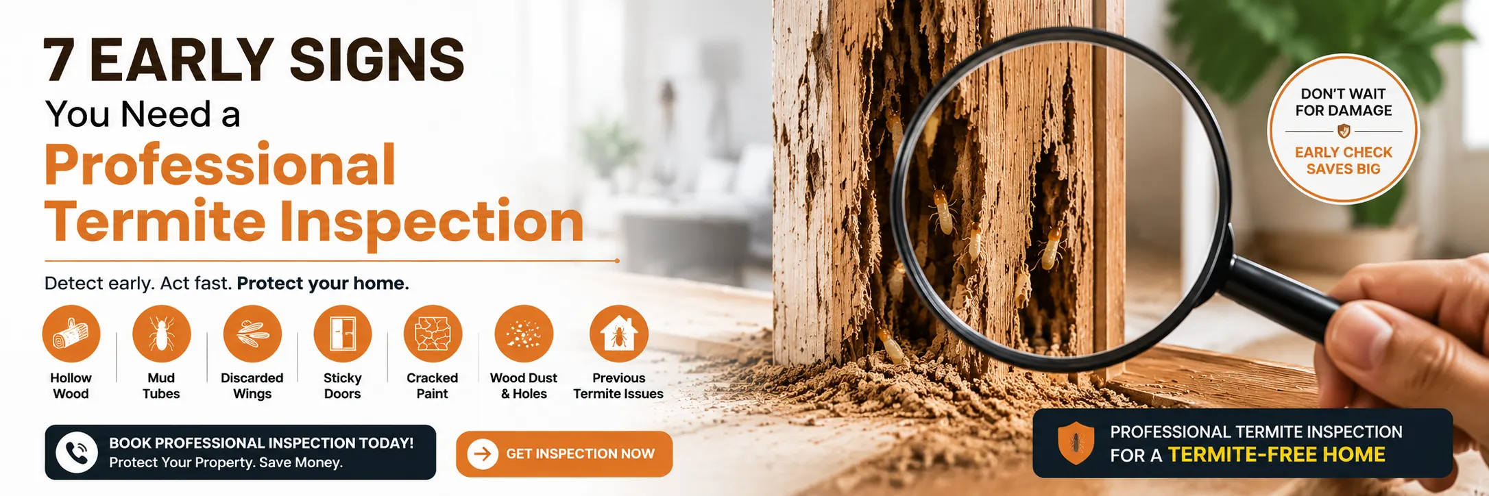7 Early Signs You Need a Professional Termite Inspection