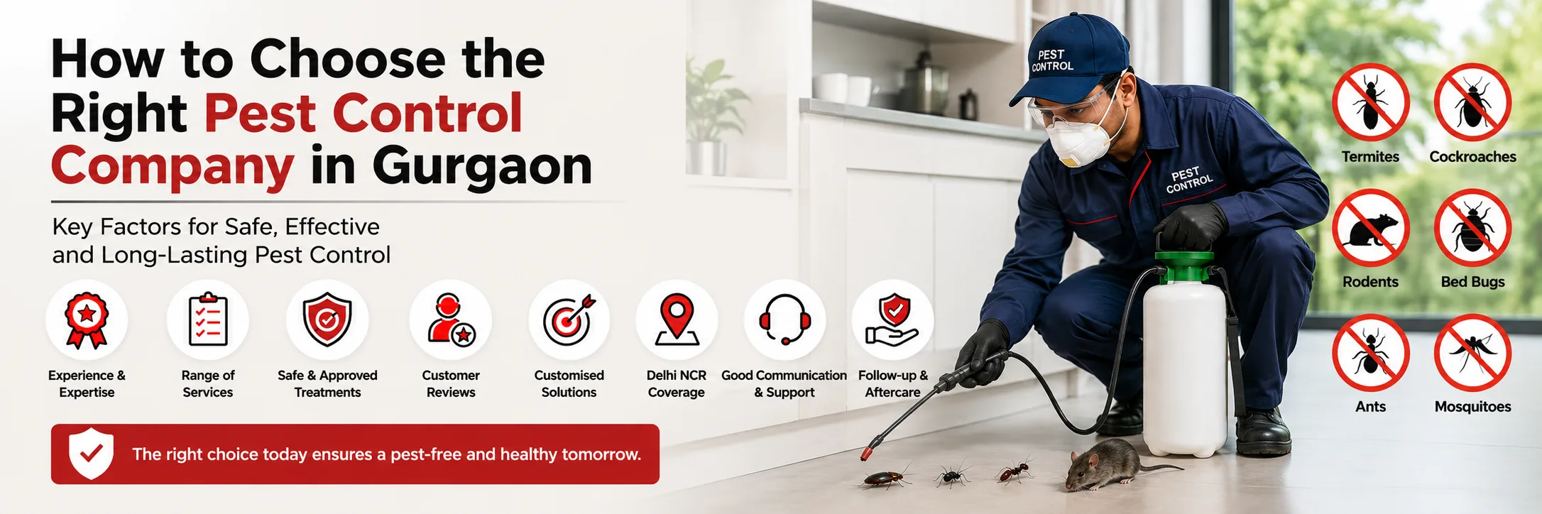 How to Choose the Right Pest Control Company in Gurgaon?