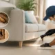 Professional pest control technician inspecting a home for pest infestation signs in Gurgaon